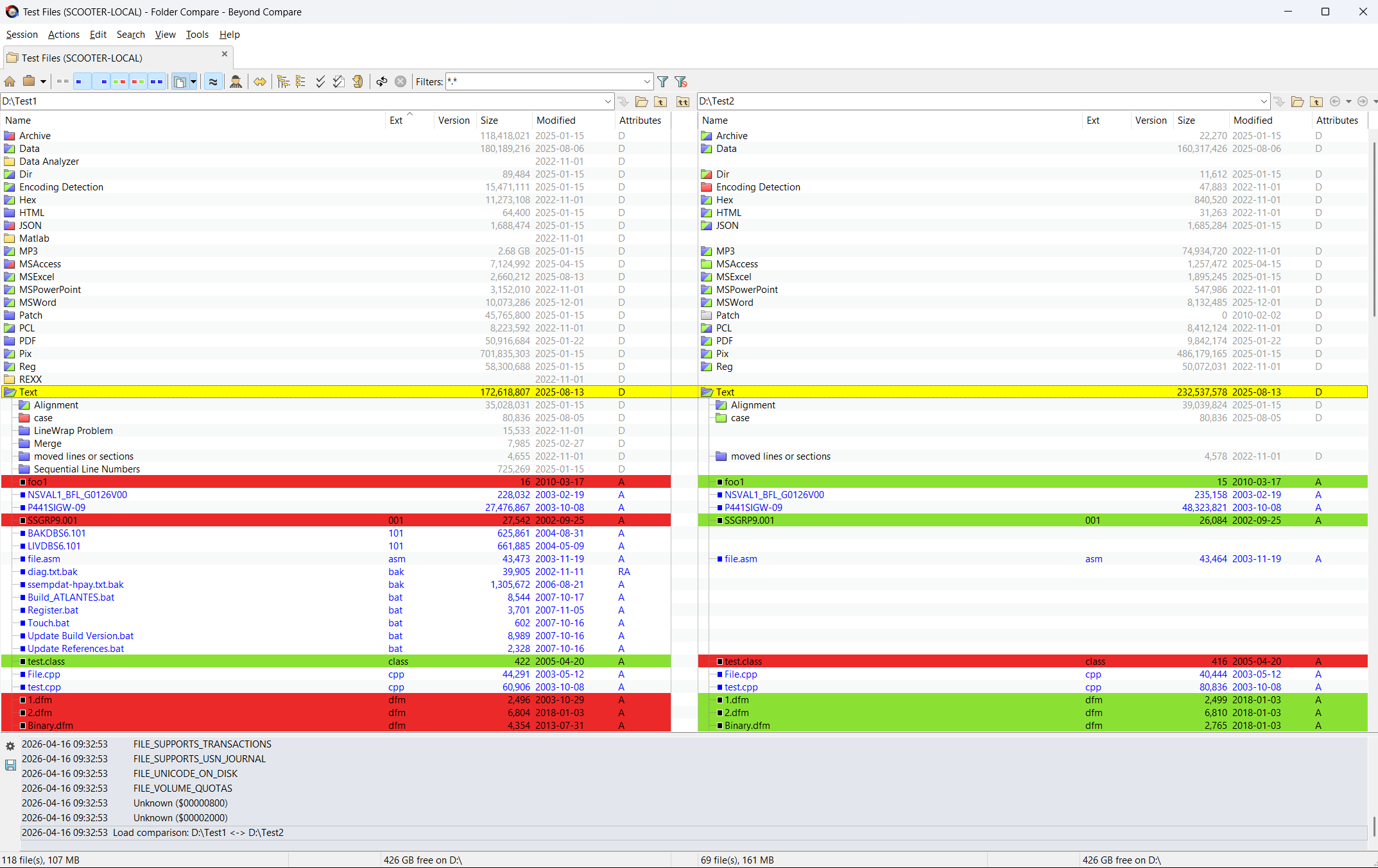 Folder Compare - Light Theme