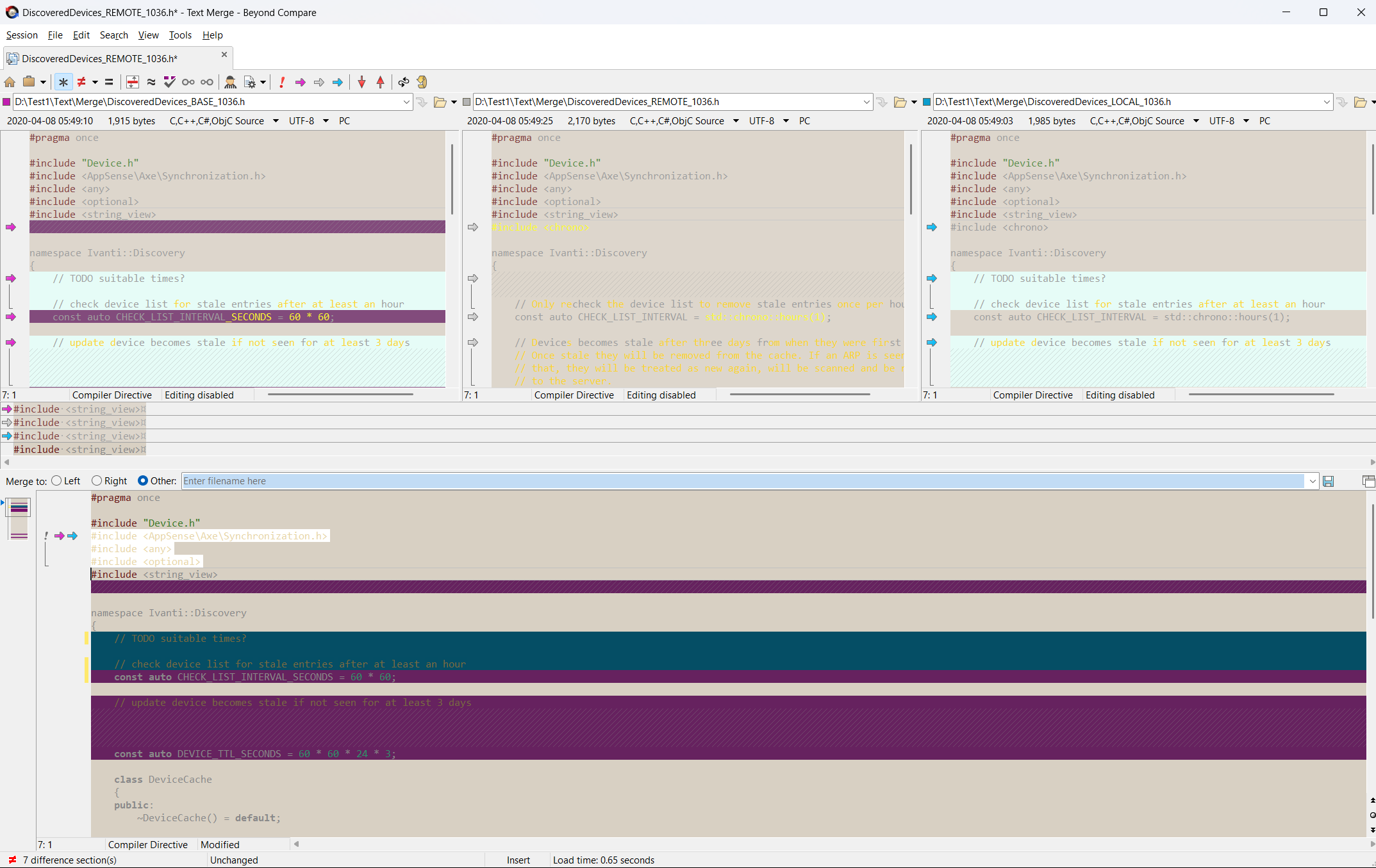 Text Merge - Light Theme